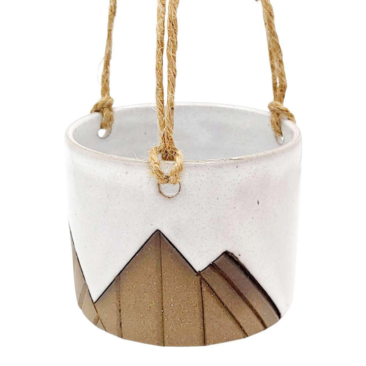 Hanging Planter - White Mountains (Small) by Less Is More Studios