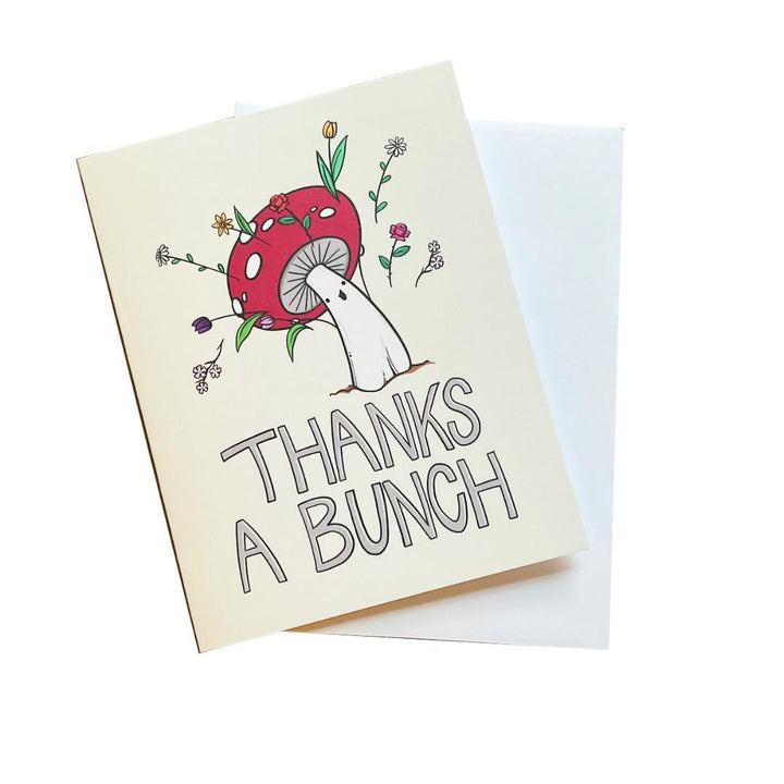 Card - Thank You - Thanks A Bunch Mushroom by World of Whimm