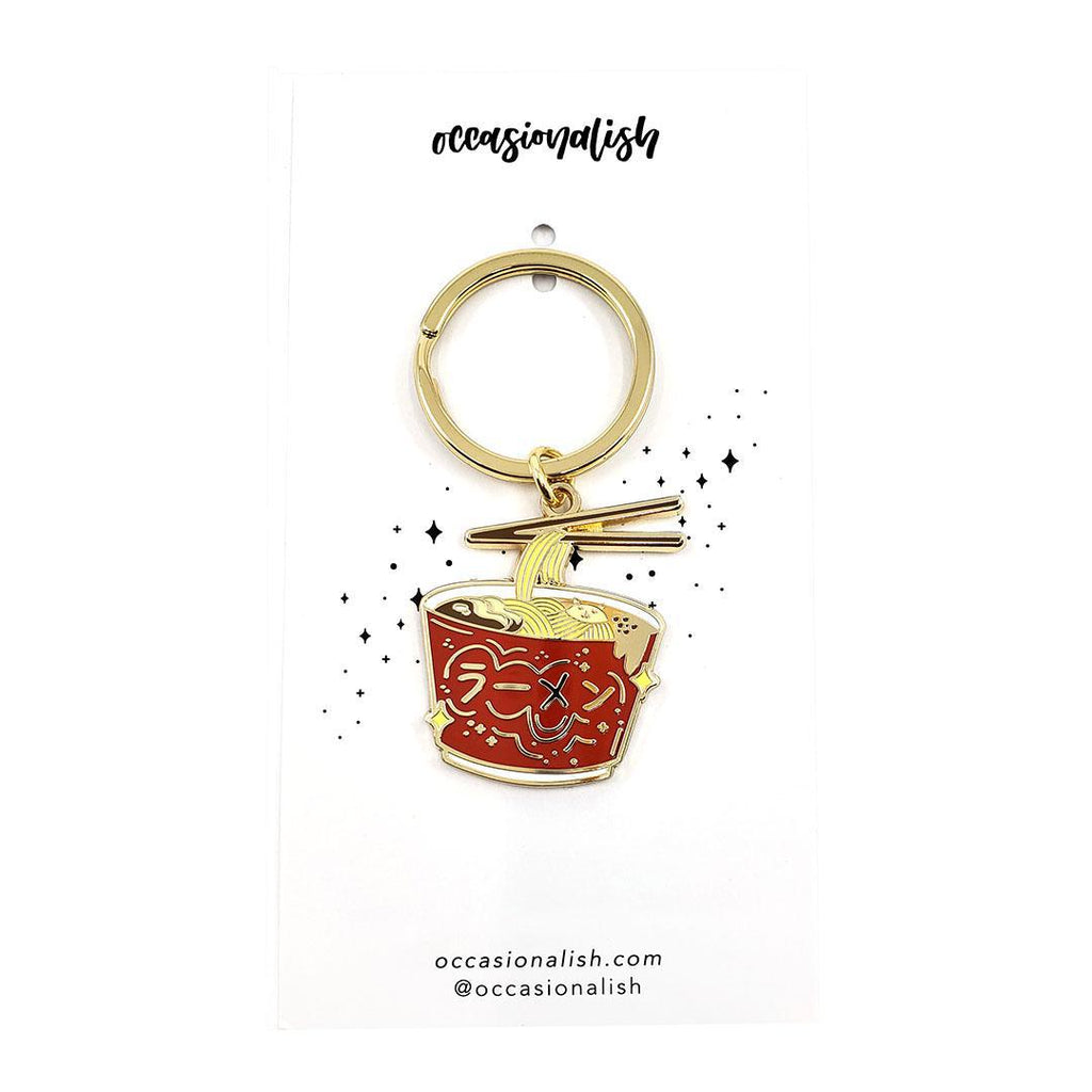 Enamel Keychain - Instant Ramen by Occasionalish