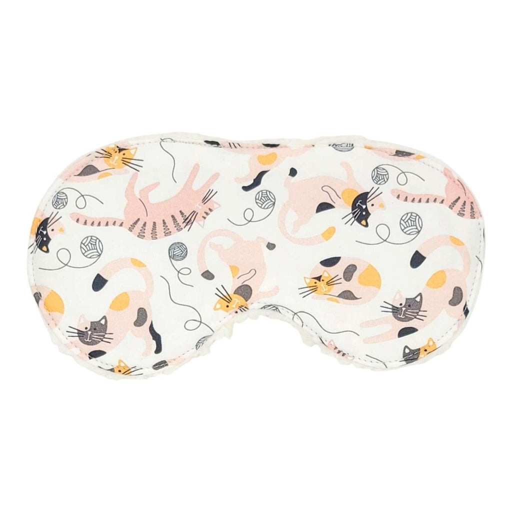 Sleep Mask - Whiskers (Cream Sherpa) by Little Man Originals