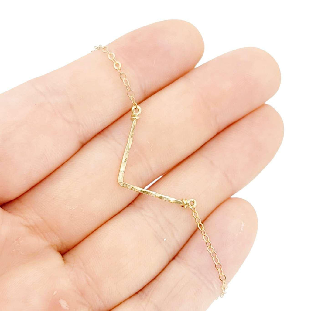 Bracelet - Chevron (14k Yellow Gold Fill) by Foamy Wader