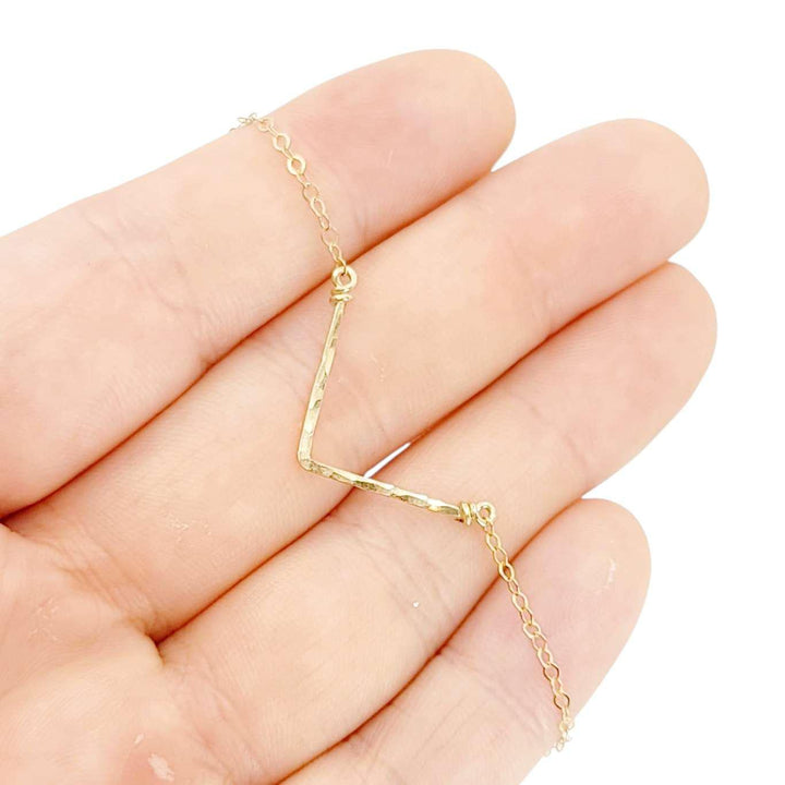 Bracelet - Chevron (14k Yellow Gold Fill) by Foamy Wader