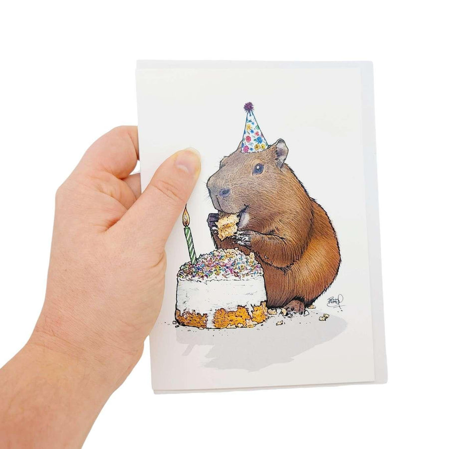 Card - Birthday - Happy Capy (Capybara) by Shawn Braley, image 2 of 2