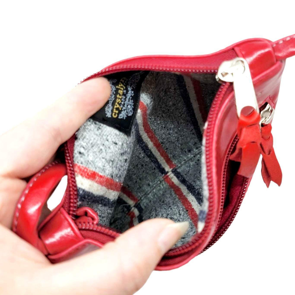 Bag - Cha Cha Tall Adjustable Small Cross Body (Red) by Crystalyn Kae