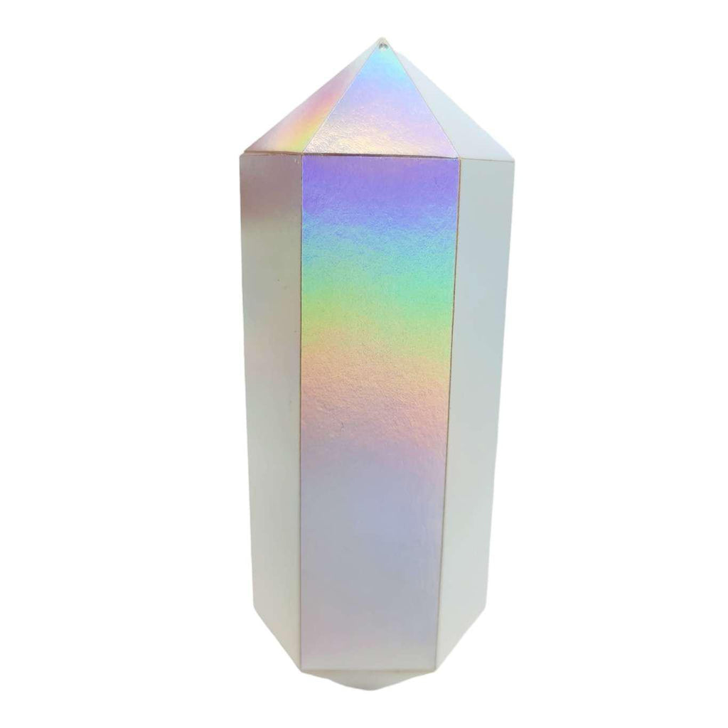 Ornament - Medium Rainbow Gem in Long Simple by Paper and Blade