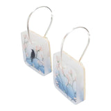 Earrings - Spring Blooms Drops by Fernworks, image 3 of 6