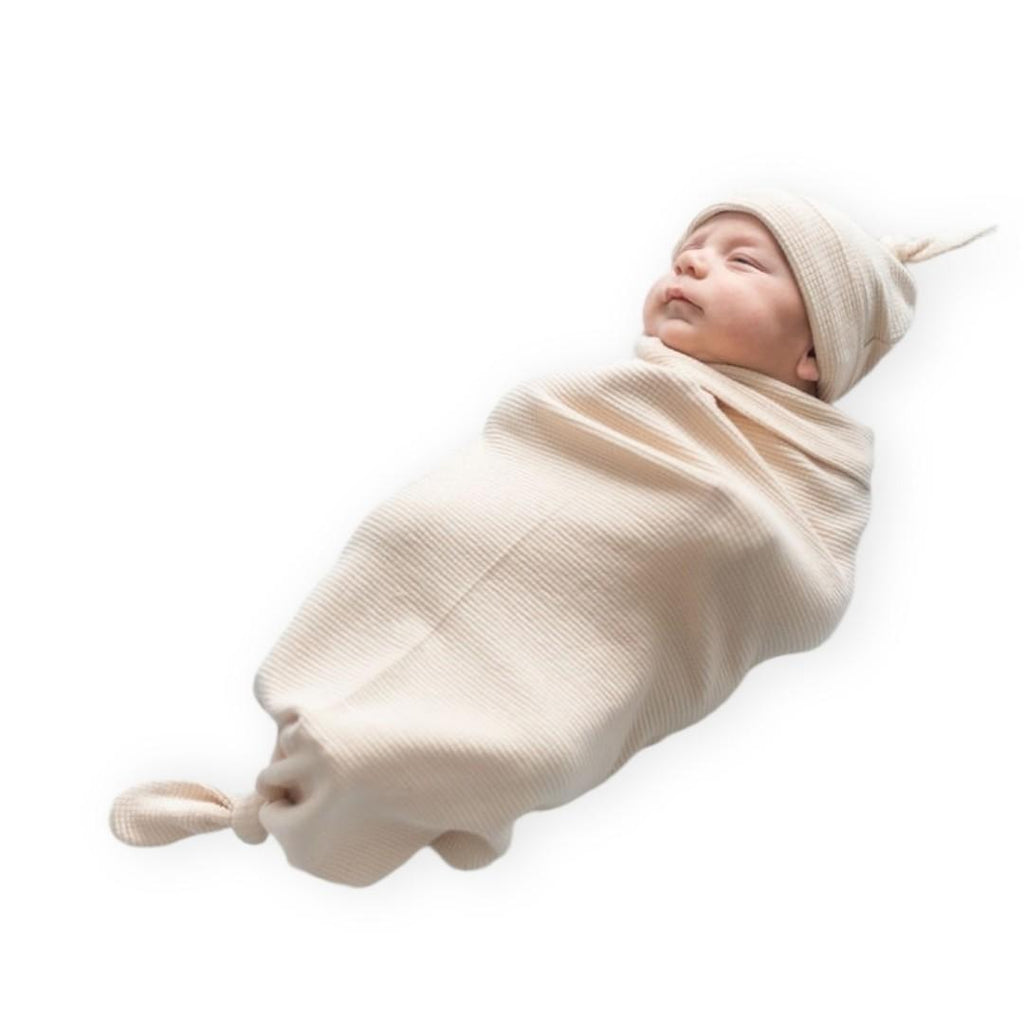 (30% Off) Organic Swaddling Set - Oatmeal Swaddling Set by Cozy Cocoon