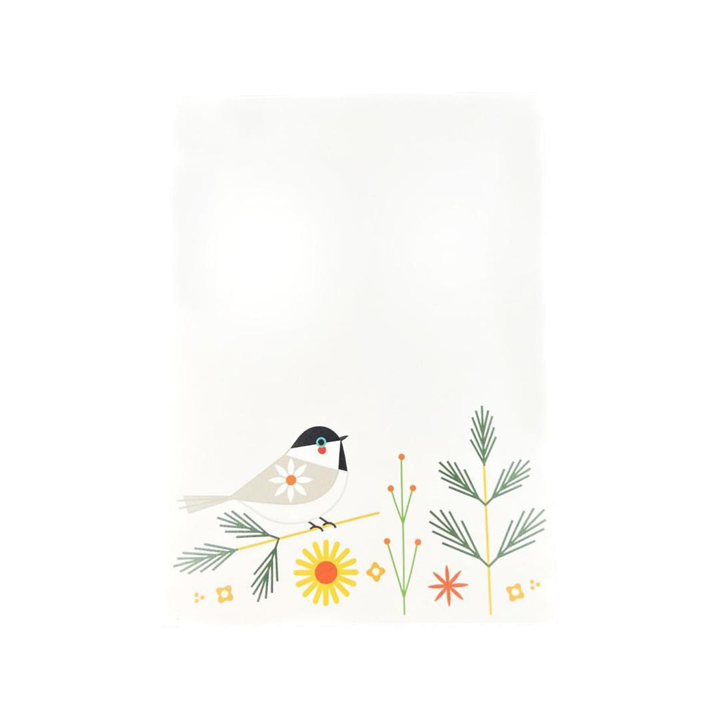 Notepad - 4x6 Chickadee by Amber Leaders Designs