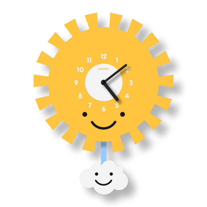 Acrylic Clock - Sun Pendulum by Popclox