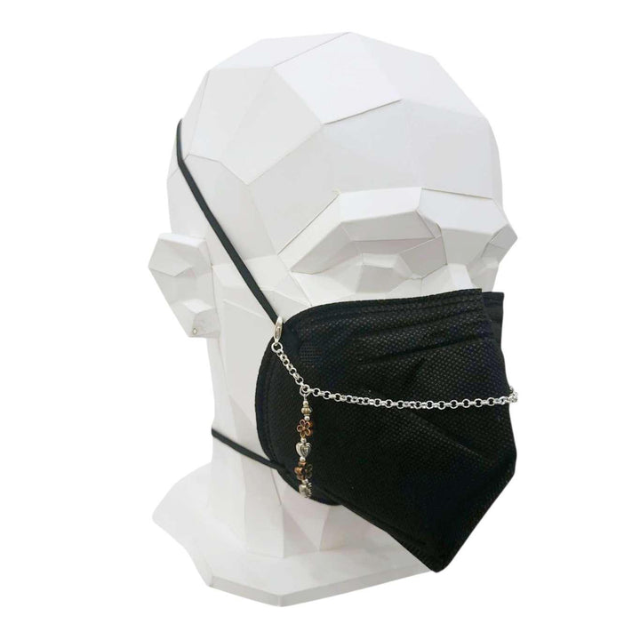 Mask Chain - Side Dangle (Flowers and Hearts) by Tiny Aloha