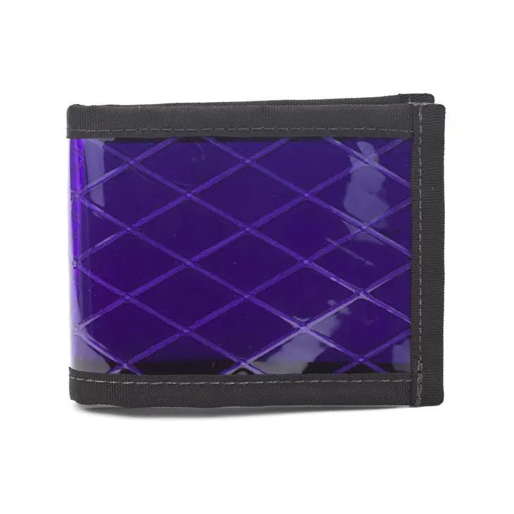 Wallet - Recycled Sailcloth Vanguard Bifold - Purple - by Flowfold