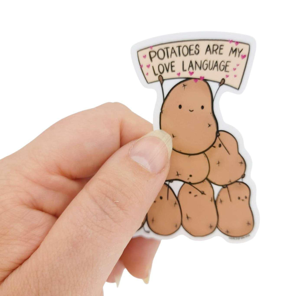 Sticker - Potatoes Are My Love Language by World of Whimm