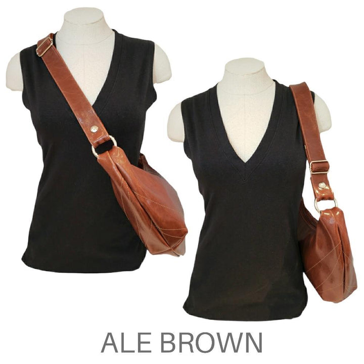 Bag - Foxtrot Medium Slouchy Crescent (Assorted Colors) by Crystalyn Kae