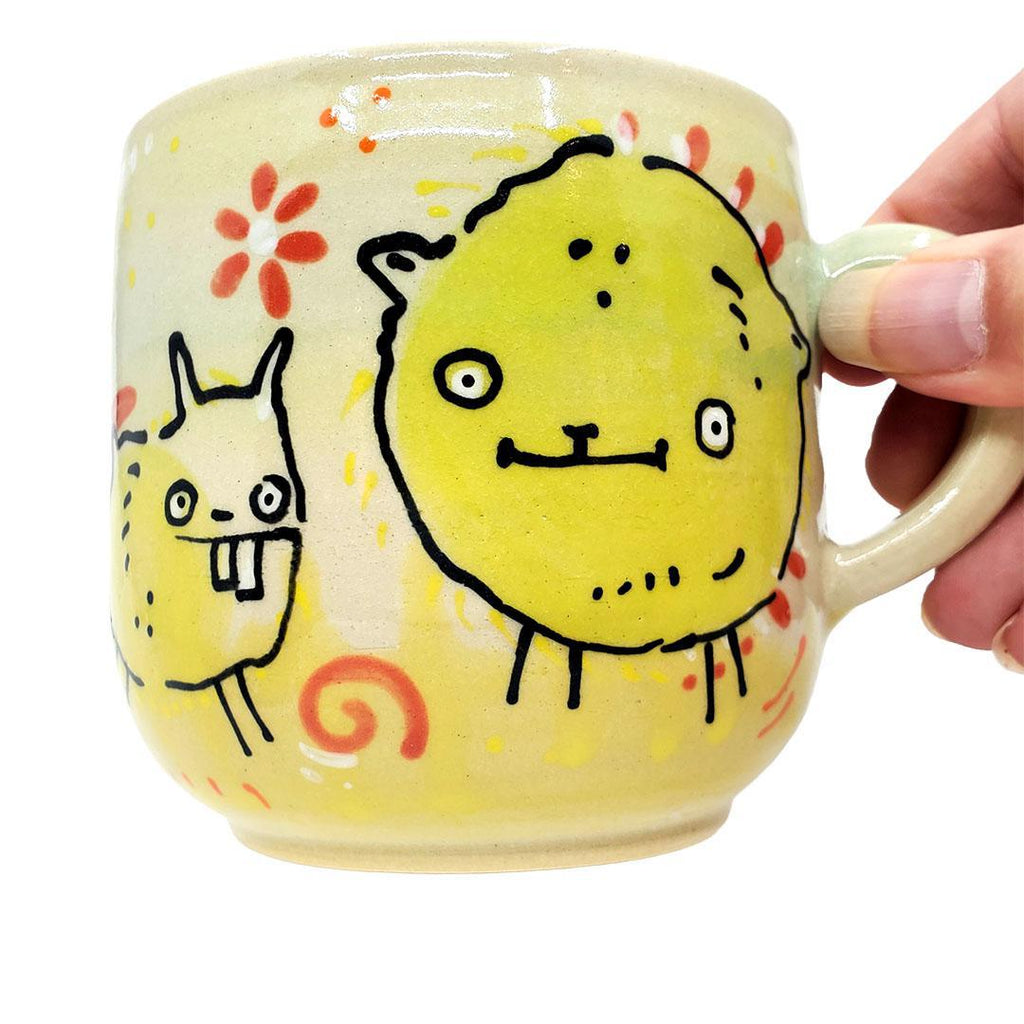 Mug - 14oz - Lime Doodles (A or B) by Dwadlings