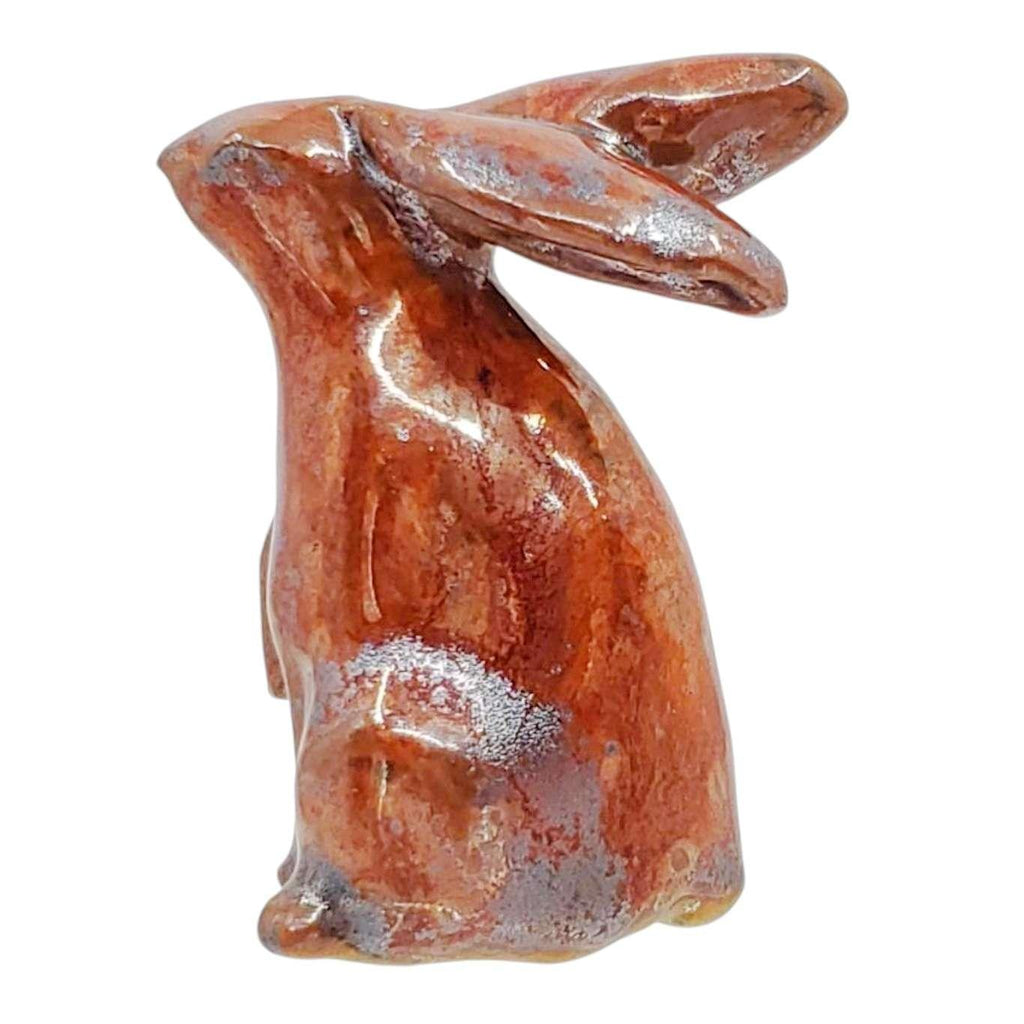Collectible - Tea Pet Figurine (Brown Rabbit) by Mist Ceramics