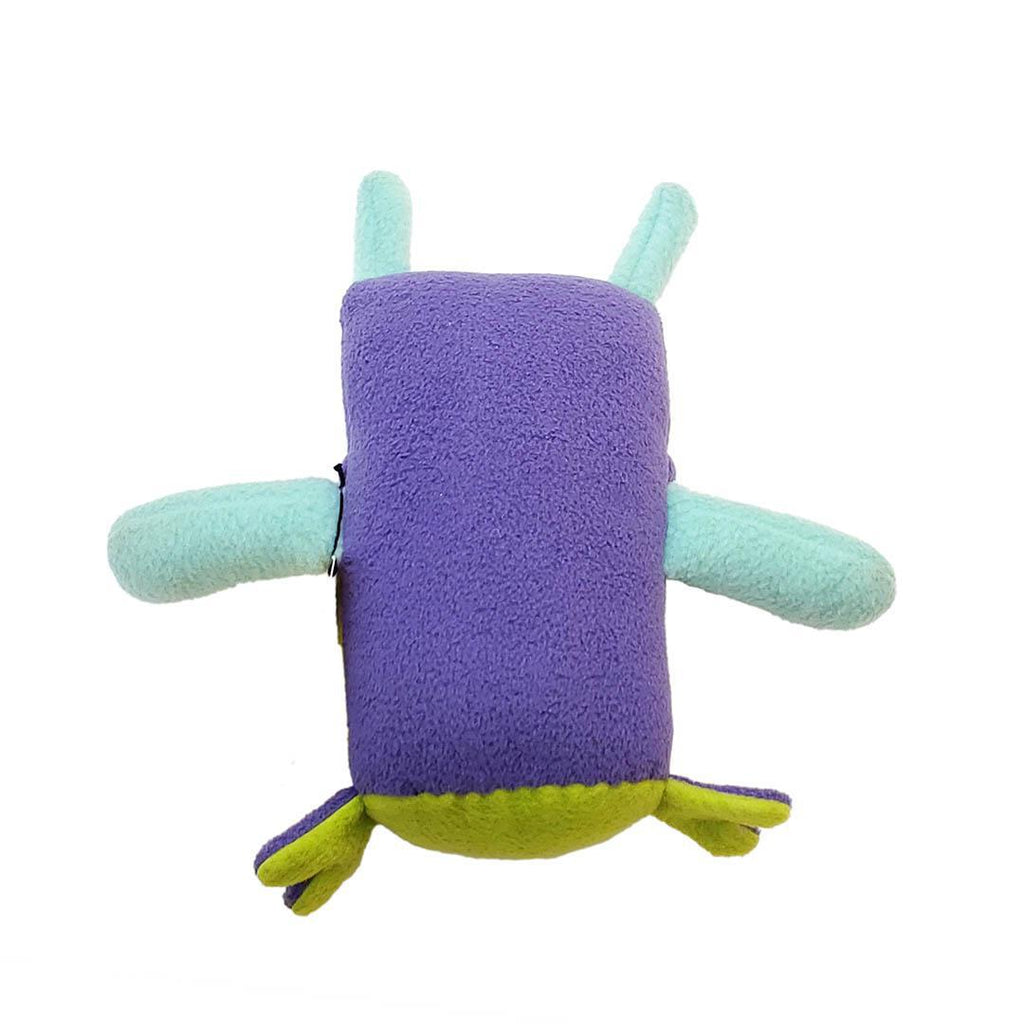 Plush - Bumble Creature (Purple Green Aqua) by Mr. Sogs