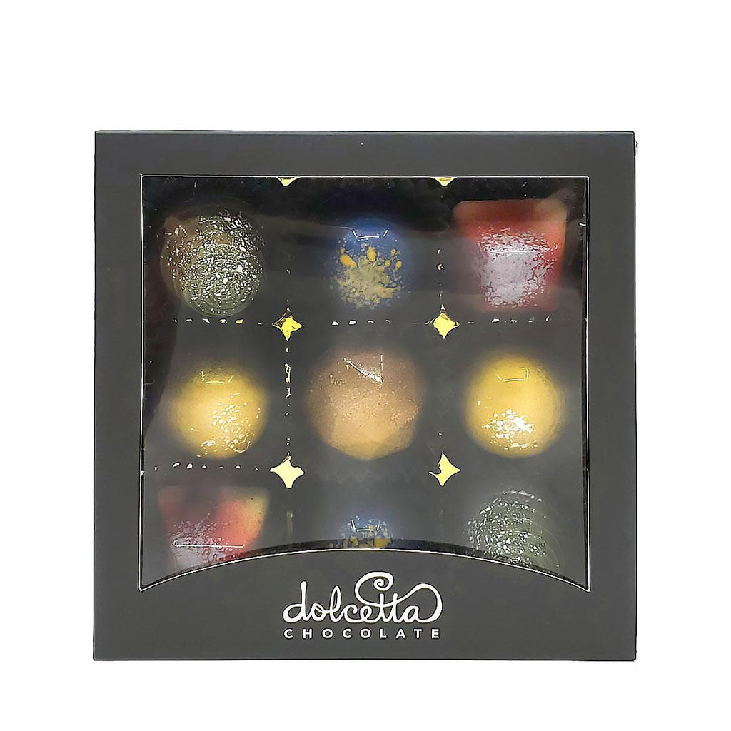 Holiday Bonbons - 9 Piece Holiday Assortment by Dolcetta Artisan Sweets