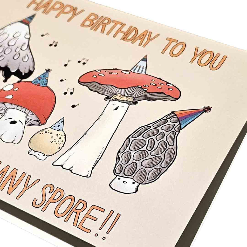 Card - Birthday - Happy Birthday Mushrooms by World of Whimm