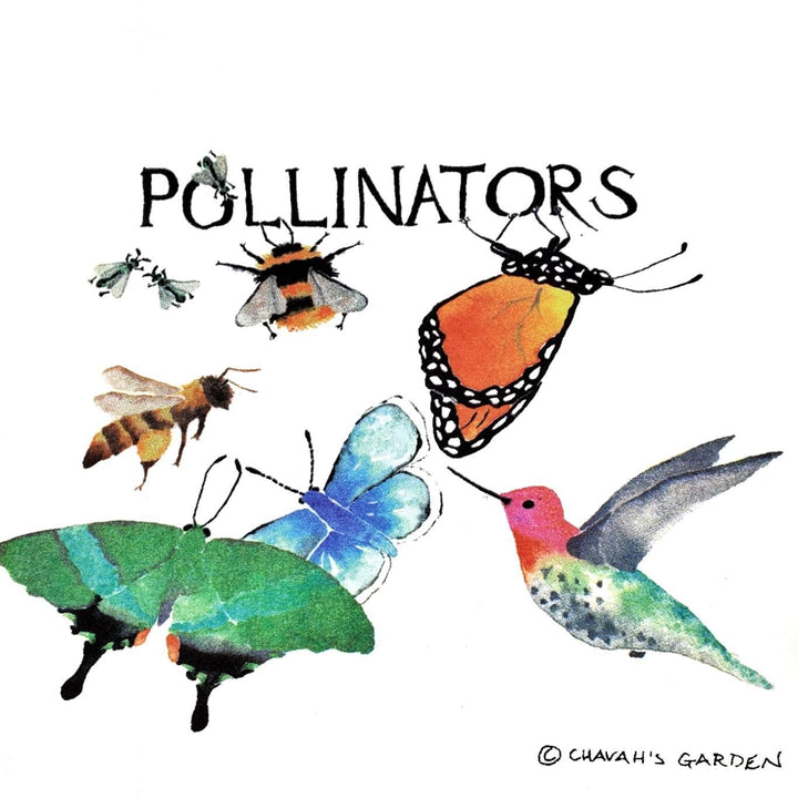 Inactive Tea Towel - Pollinators by Chavah's Garden