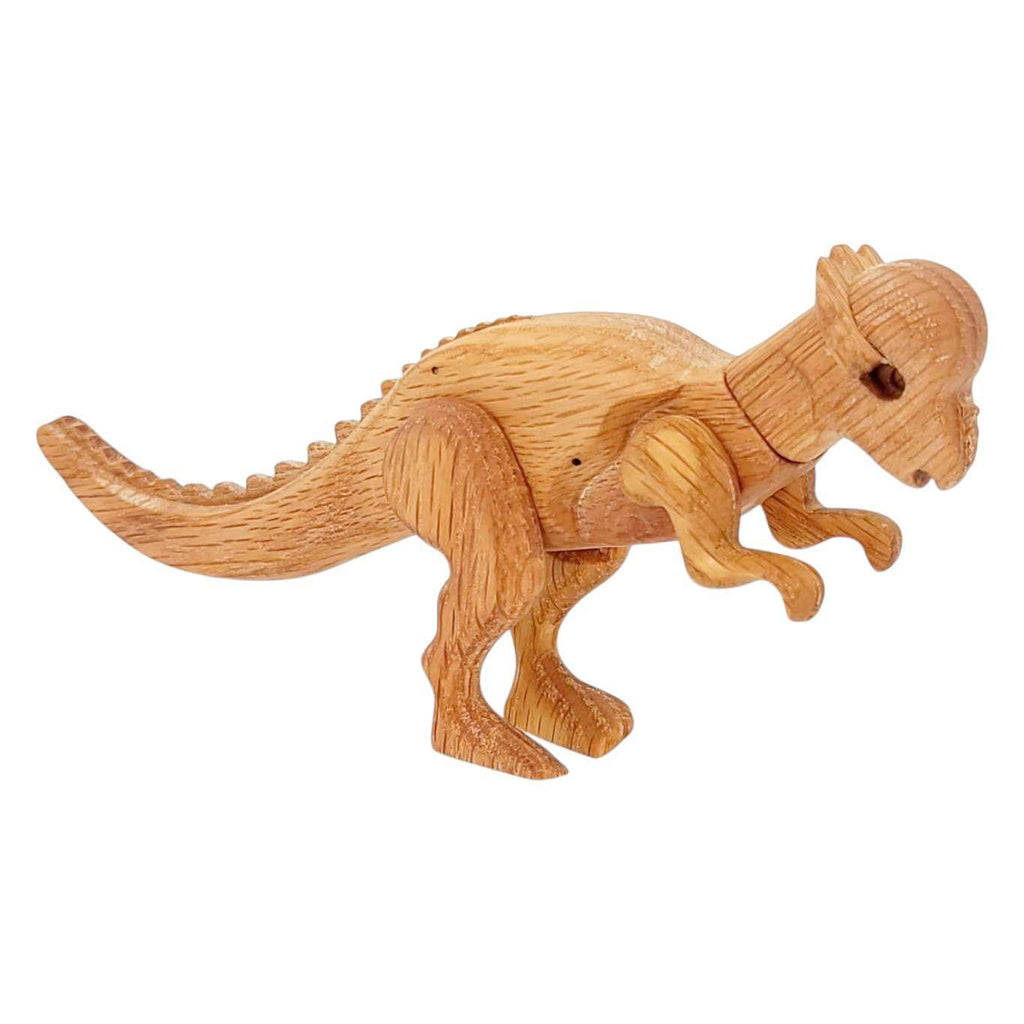 Wood Toy - Pachycephalosaurus Dinosaur with Magnetic Joints by The Serious Toy Company