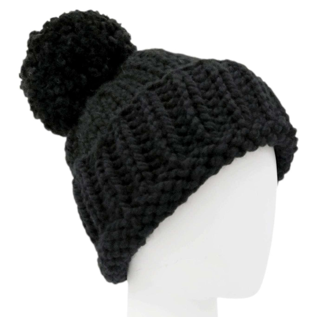 Adult Hat - The Basic Beanie (Black) by Charlie & Luna Co.