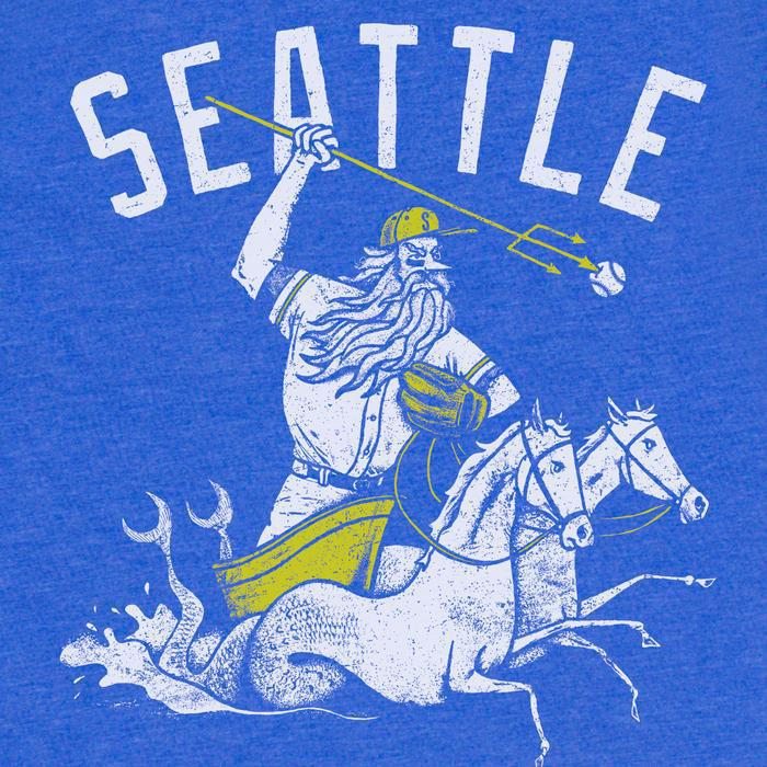 Adult Crew Neck - Sea King Blue Tee (XS - 2XL) by Factory 43