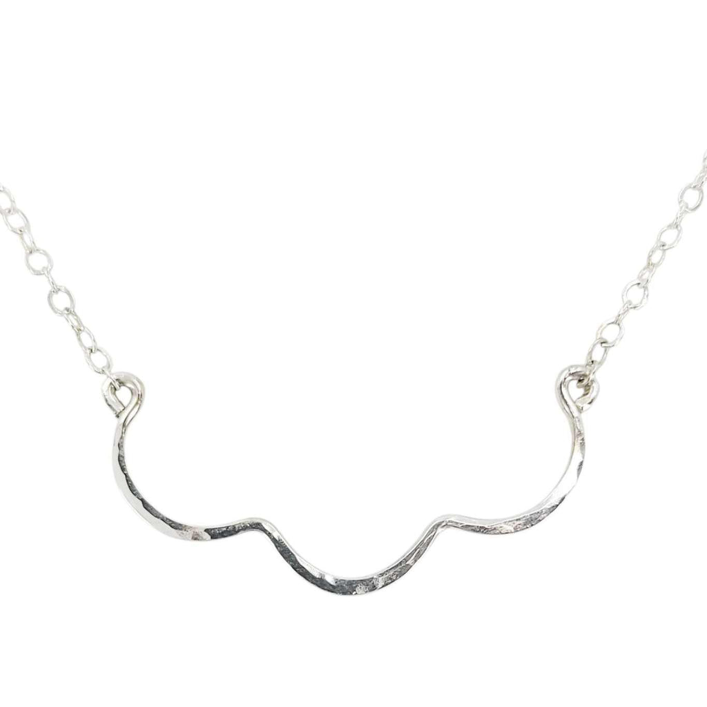 Necklace - Scallop (Sterling Silver) by Foamy Wader