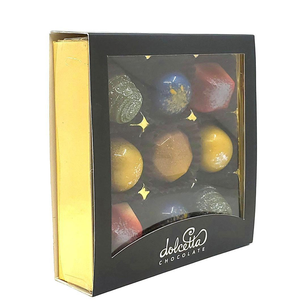Holiday Bonbons - 9 Piece Holiday Assortment by Dolcetta Artisan Sweets