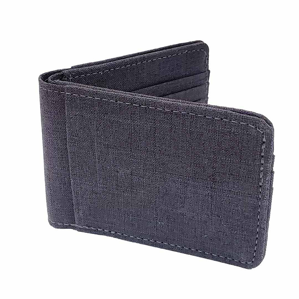 Bifold Wallets - Gray Canvas Fabric (Assorted Colors) Vegan by Hold Supply Company