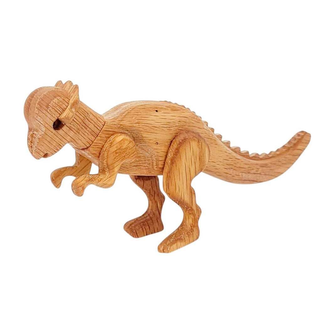 Wood Toy - Pachycephalosaurus Dinosaur with Magnetic Joints by The Serious Toy Company