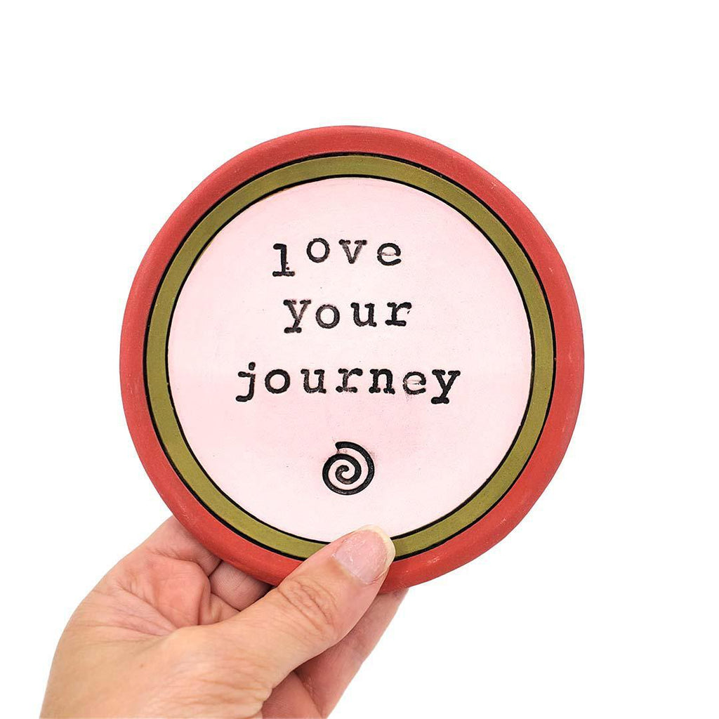 Ring Dish - 5 in - Love Your Journey by Leslie Jenner Handmade