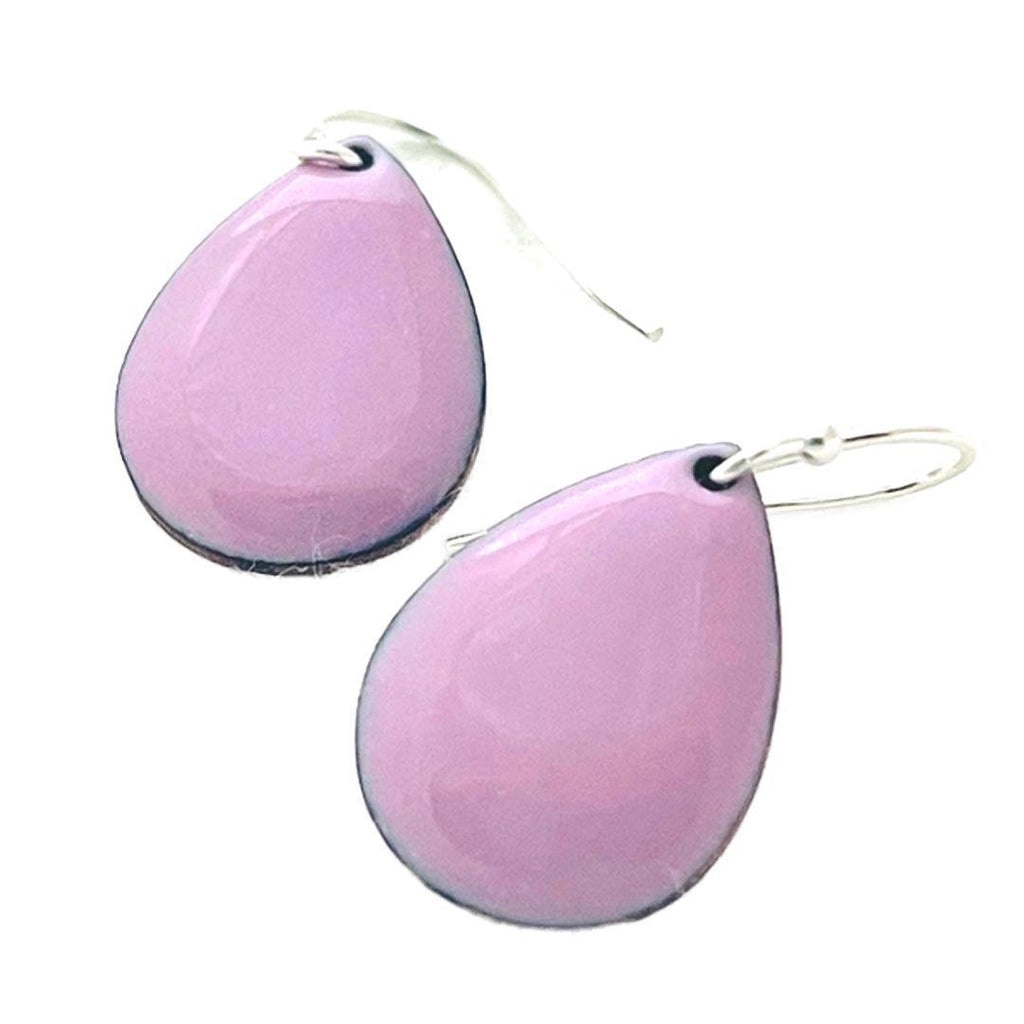 Earrings - Small Teardrop (Lavender Purple) by Magpie Mouse Studios