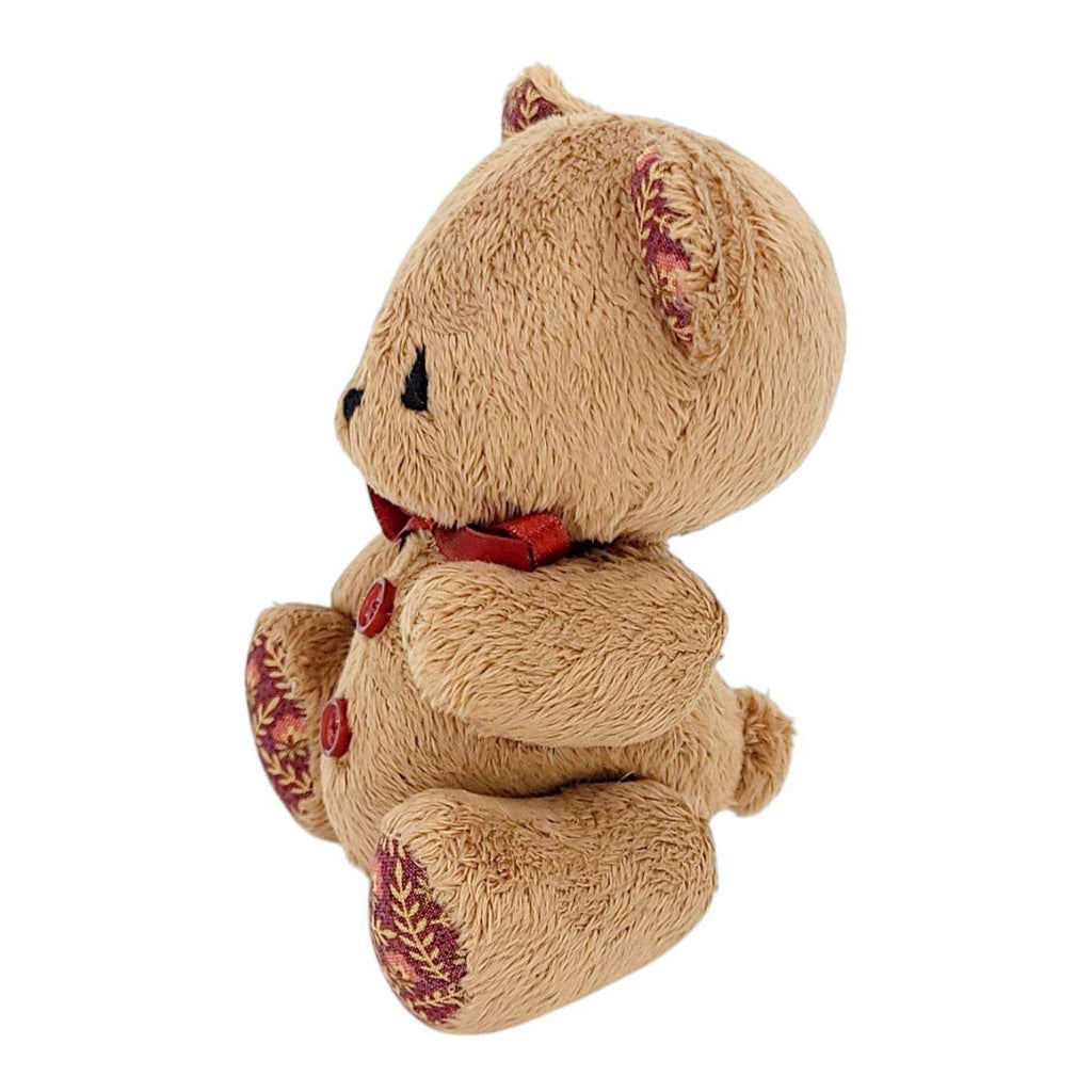 Plush - Light Brown Bear with Flowers and Ribbon by Frank and Bubby