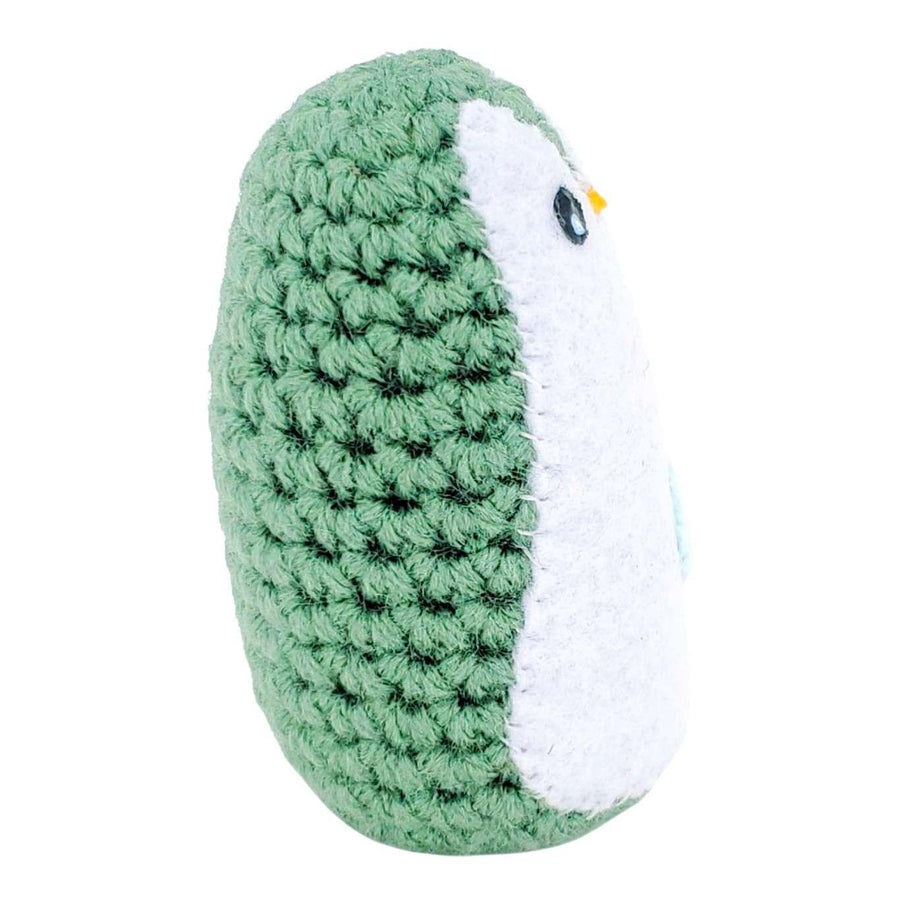 Plush Toy - Small Penguin (Muted Green with Mint Heart) by Moyo Workshop, image 5 of 6