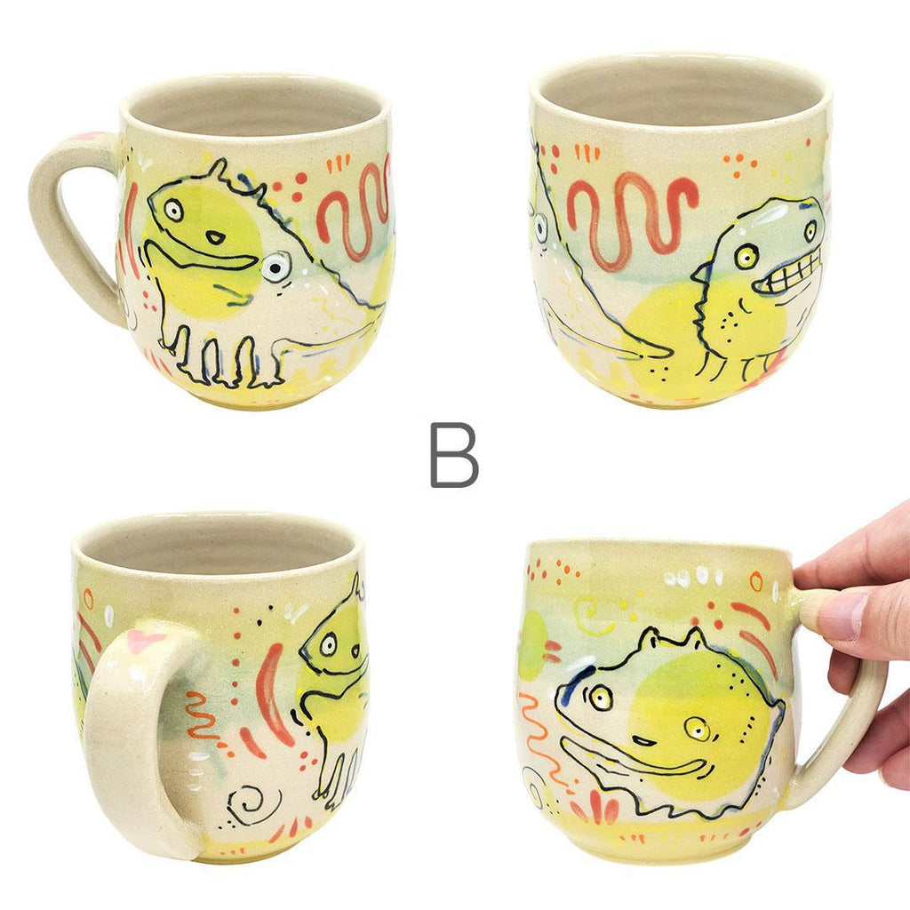 Mug - 14oz - Lime Doodles (A or B) by Dwadlings