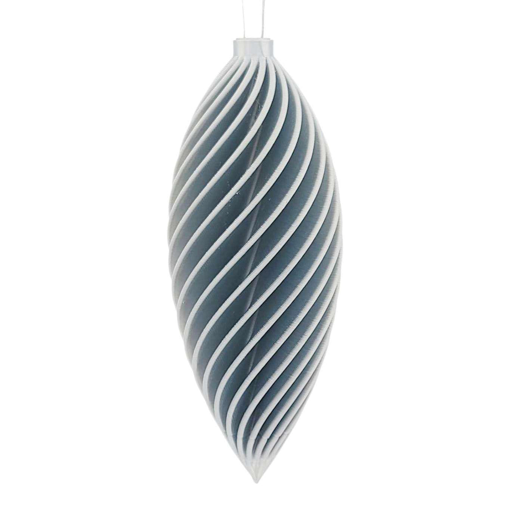 Ornament - Silver (Assorted Styles) by Rosebud Homegoods