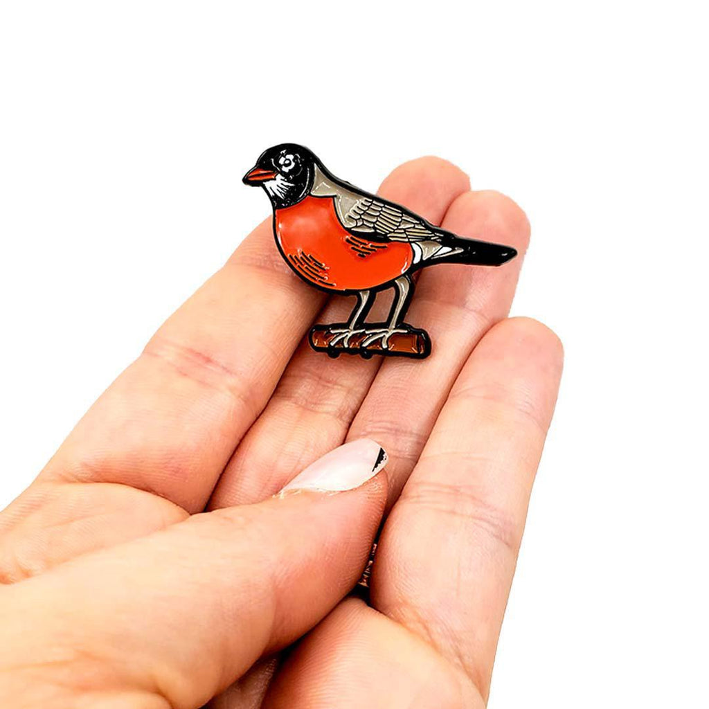 Enamel Pin - Robin by Green Bird Press