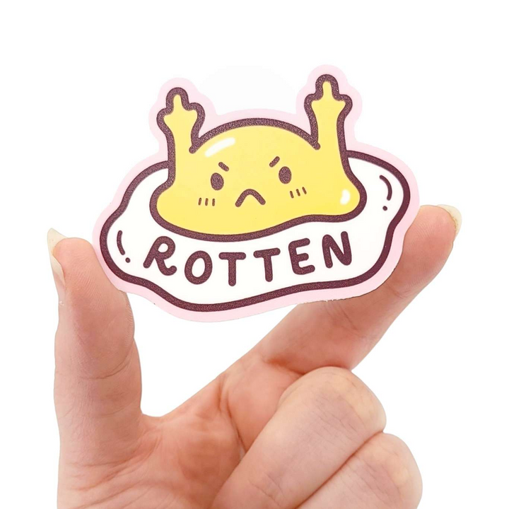 Vinyl Stickers - Very Rotten Egg by Mis0 Happy