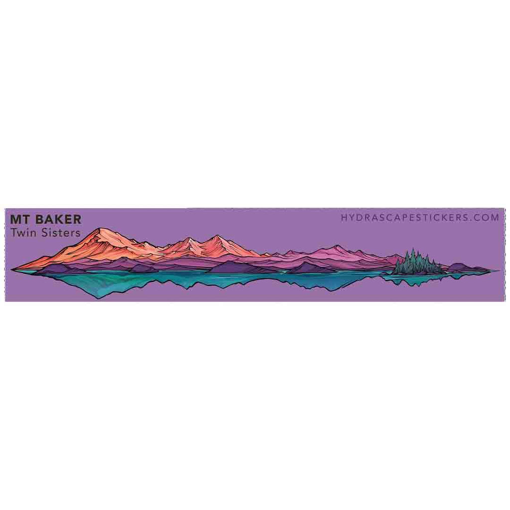 Stickers - Mt. Baker Miniscape by Hydrascape Stickers