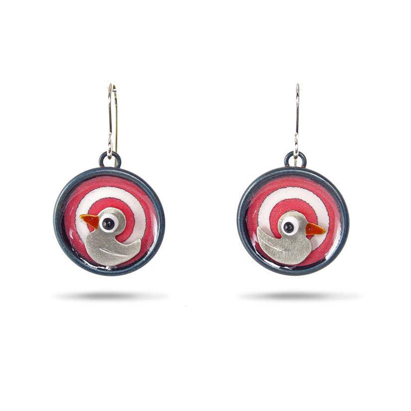 Earrings - Sitting Duck by Chickenscratch