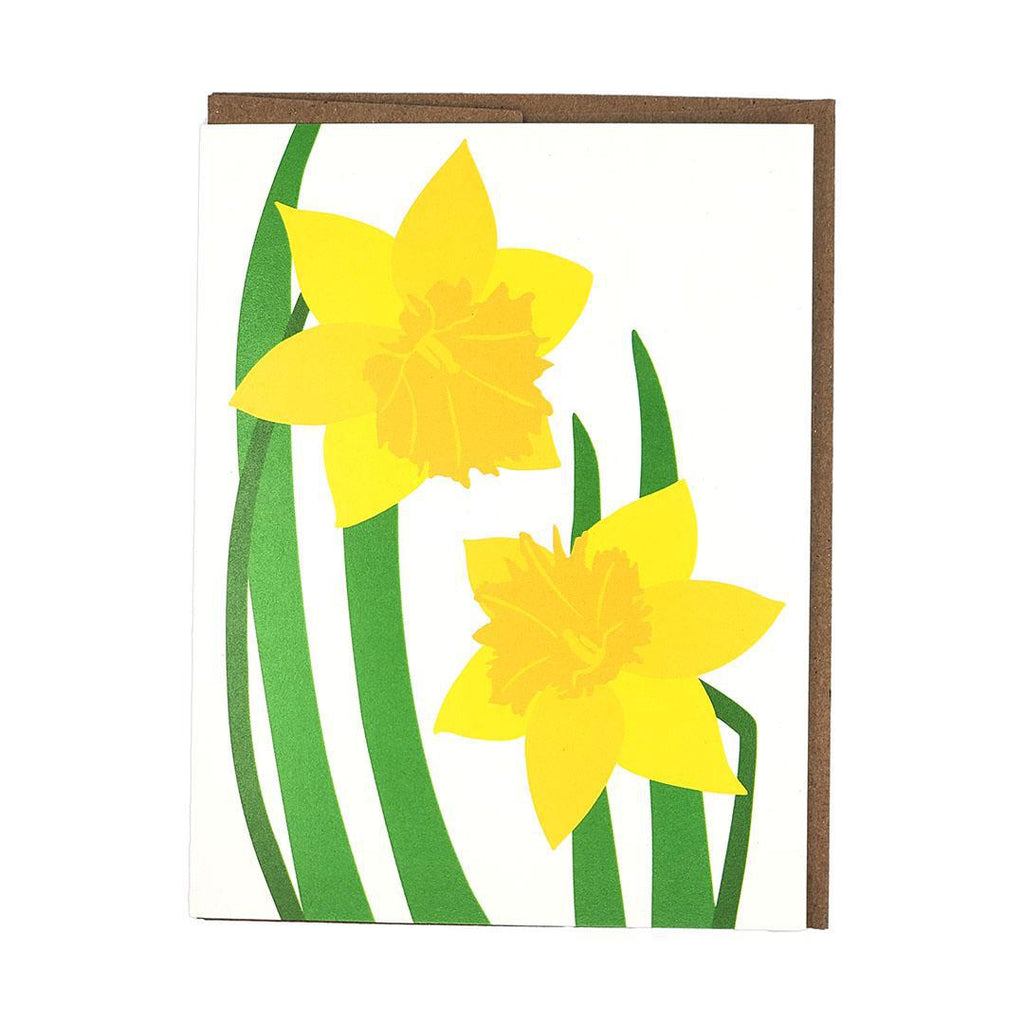 Card - All Occasion - Daffodils by Orange Twist