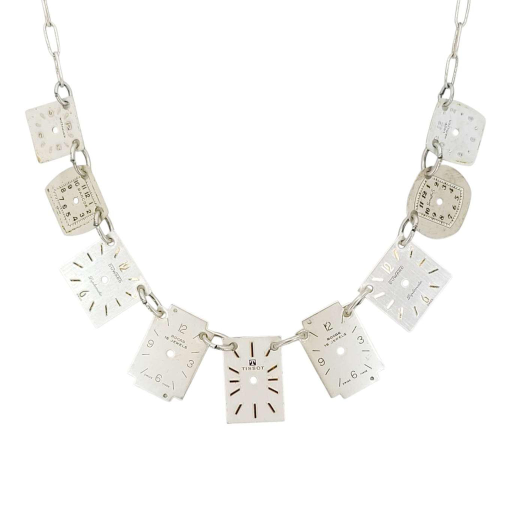 Necklace - Limited Time (Antiqued Silver) by Christine Stoll | Altered Relics