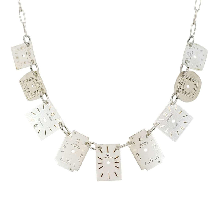 Necklace - Limited Time (Antiqued Silver) by Christine Stoll | Altered Relics