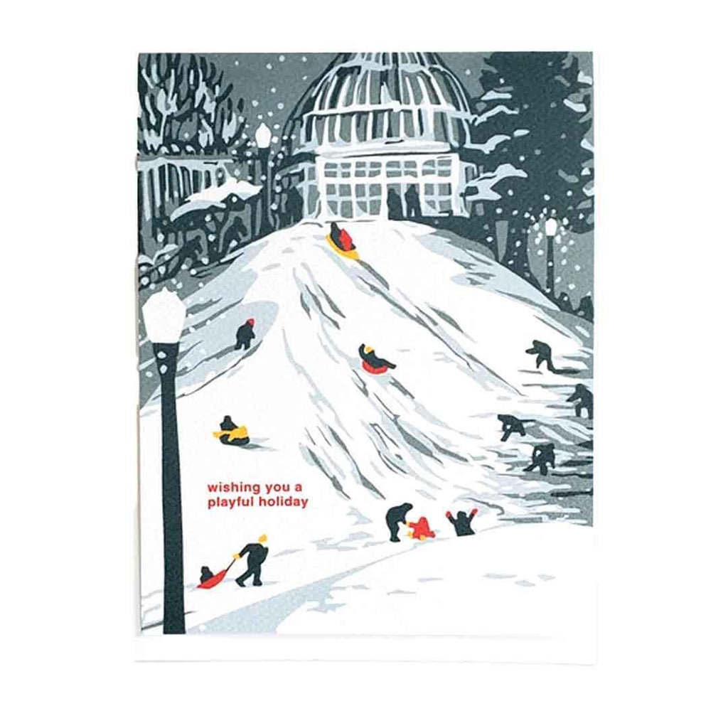 Card - Holiday - Wishing You a Playful Holiday by Little Green