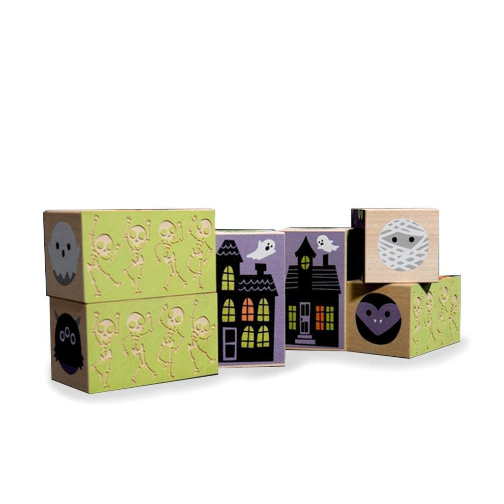 Blocks - Halloween Environments (Set of 6) by Uncle Goose