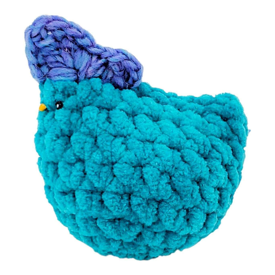 Plush Toy - Pocket Chicken (Teal Assorted) by Moyo Workshop, image 4 of 4