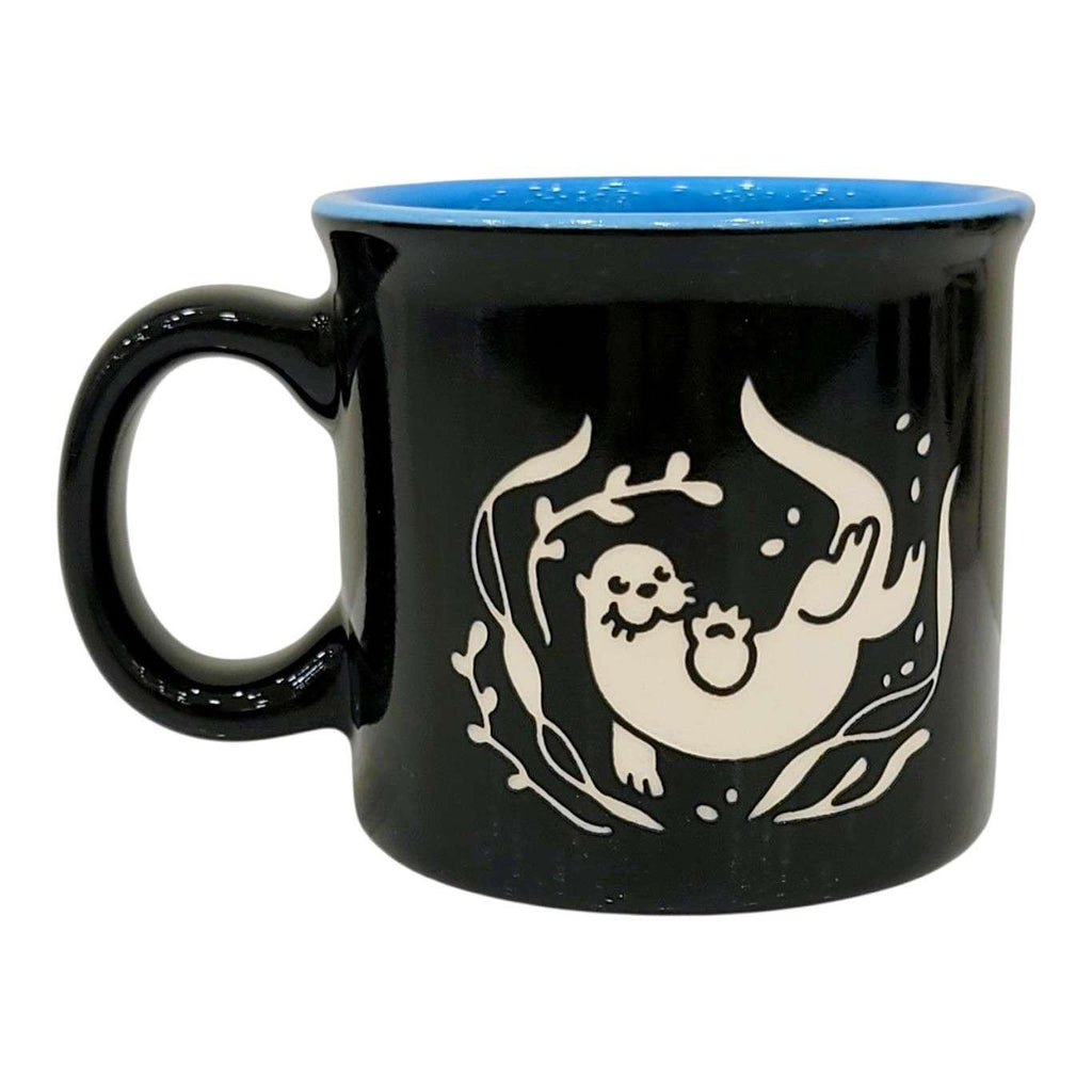 Mug - 14oz - Otter Camp Mug (Blue) Bread and Badger