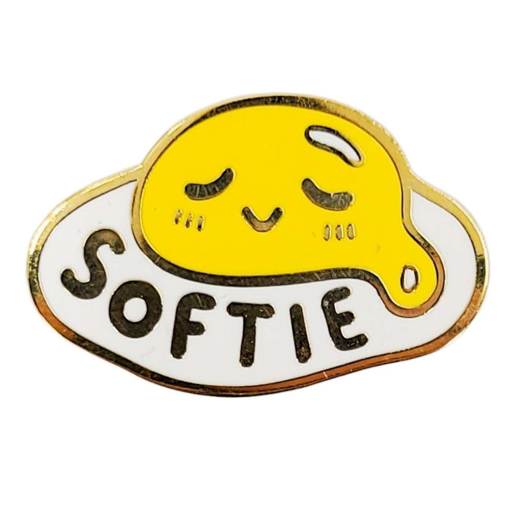 Enamel Pin - Softie Egg by Mis0 Happy