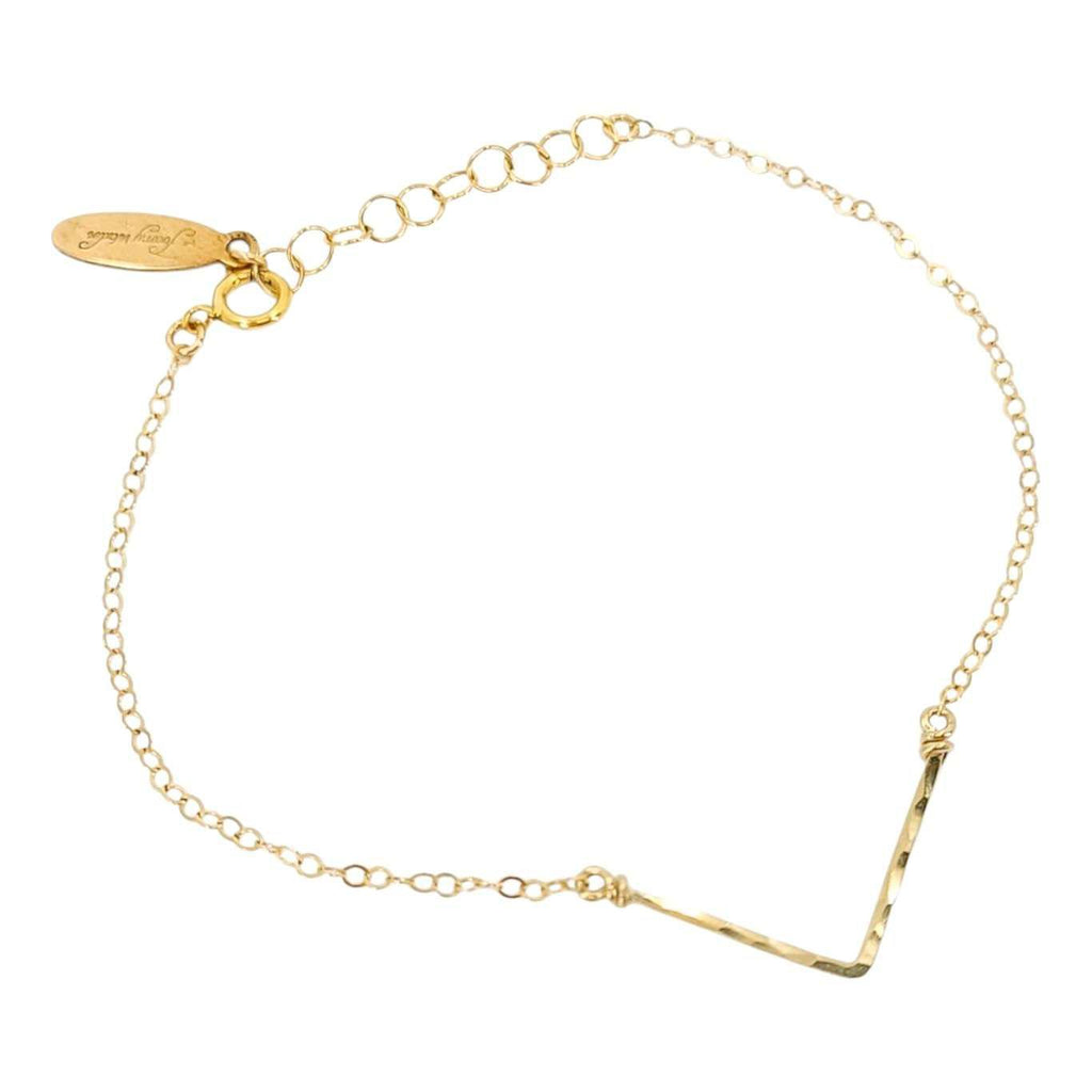 Bracelet - Chevron (14k Yellow Gold Fill) by Foamy Wader