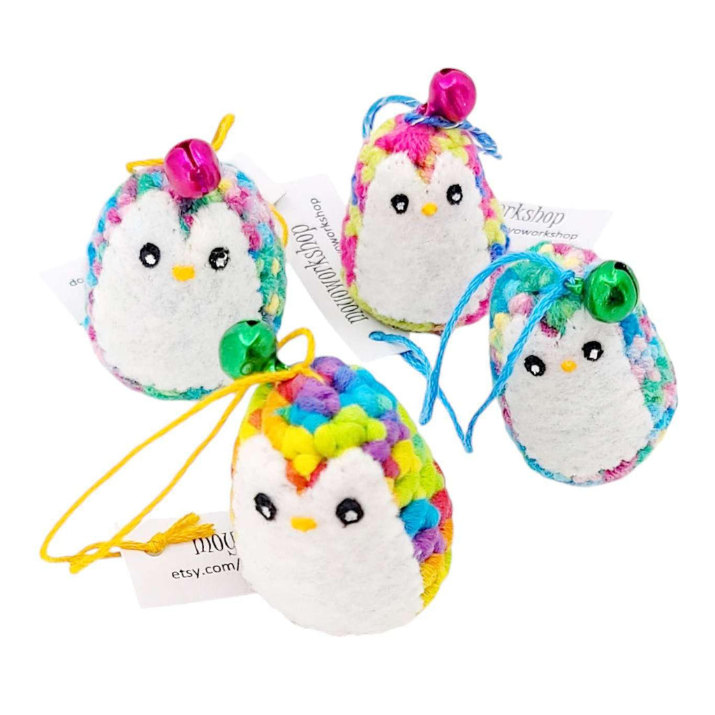 Ornament - Penguin with Bell (Multicolor) by Moyo Workshop